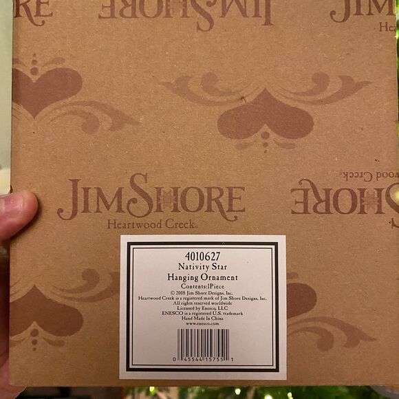 IOB Jim Shore Heartwood Creek Nativity Star Ornament 4010627, Christian Ornament - Picture 11 of 11